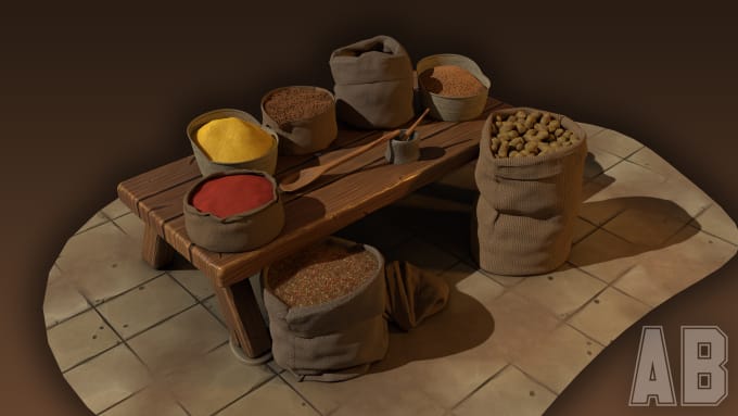 Gig Preview - Create props and assets for your 3d game