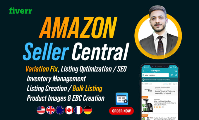 Gig Preview - Manage your amazon fba seller central account, ppc campaigns