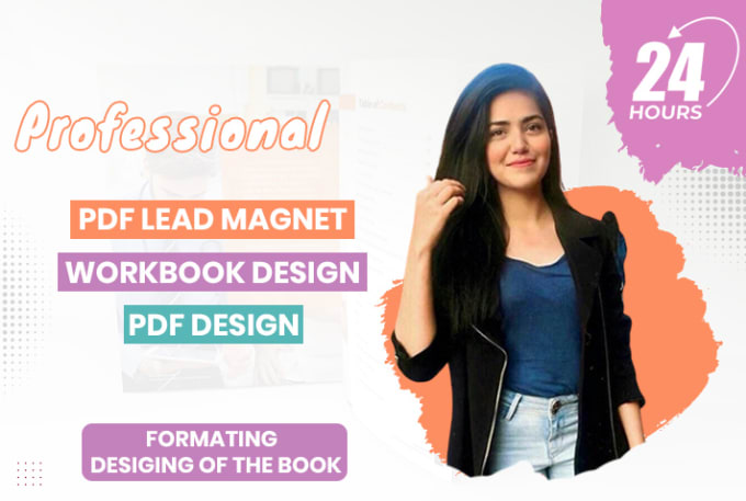 Gig Preview - Design pdf lead magnet, workbook, formatting designing of the book