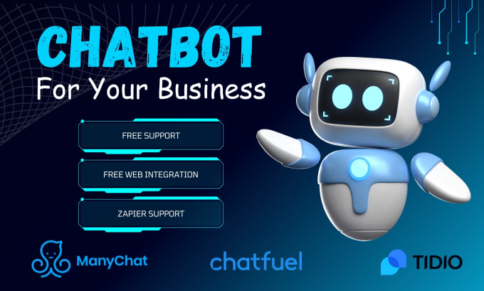 Gig Preview - Create manychat, chatfuel chatbot for your website, social media platforms