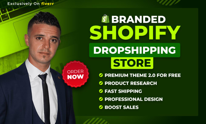 Gig Preview - Create or redesign best shopify dropshipping store