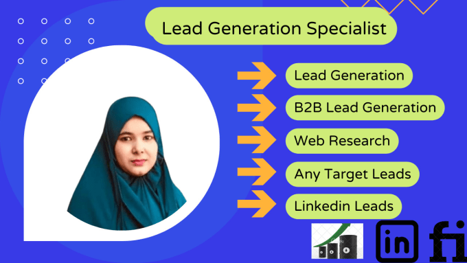 Gig Preview - Provide get lead generation for any business