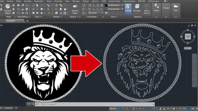 Gig Preview - Trace vector from picture ,image or hand sketch in autocad