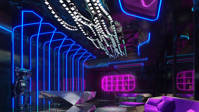 Bestseller - 3d interior design lounge, bar, night club, cafe ,restaurant