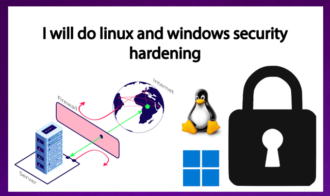 Gig Preview - Do linux and windows security hardening servers firewall, selinux, etc