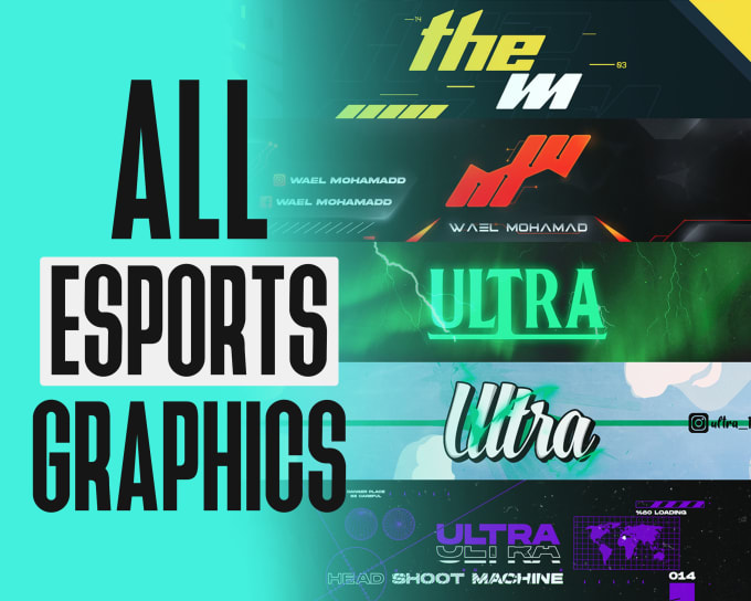 Gig Preview - Design esports, twitch banner, gaming banner