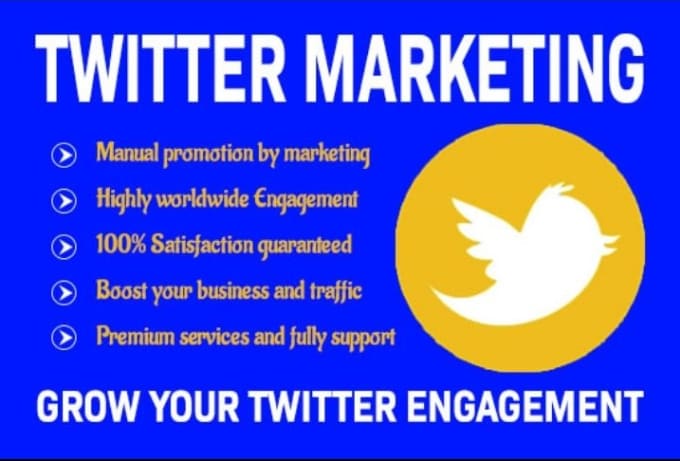 Gig Preview - Super fast organic twitter growth, promotion, and marketing