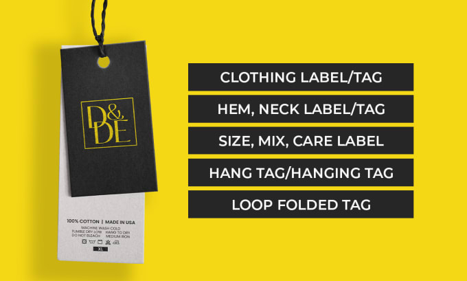 I will design custom clothing tags, hang tags for $10, freelancer LeoSL  (LeoSL) – Kwork