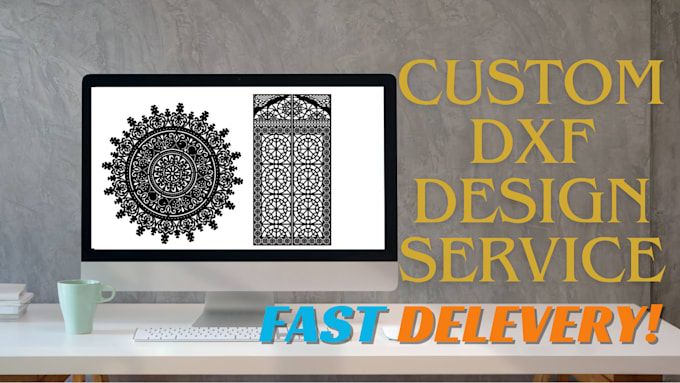 Gig Preview - Design dxf files for metal art, sign, and decorative projects with fast delivery