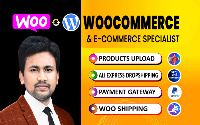 Gig Preview - Develop woocommerce website woocommerce store ecommerce website or online store