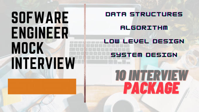 Gig Preview - Provide software engineer mock interview package