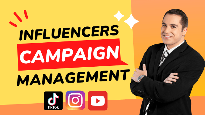 Gig Preview - Manage influencer campaigns and deals with influencers for your brand