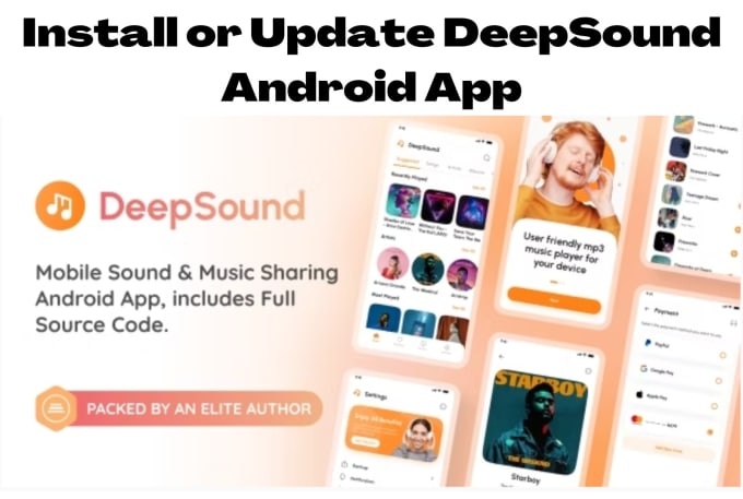 Gig Preview - Install or update deepsound android app