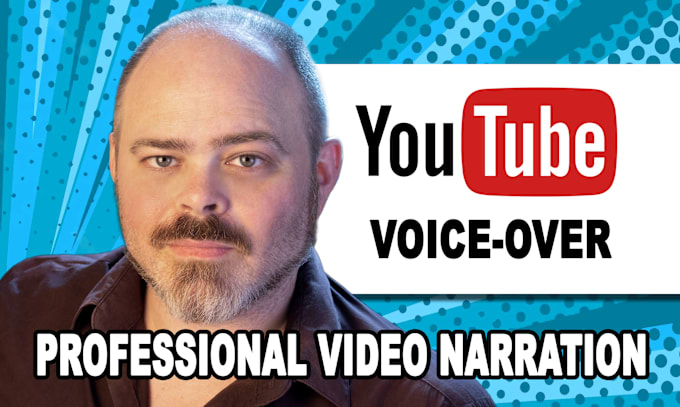 Gig Preview - Narrate an american male voice over for youtube, commercial rights included