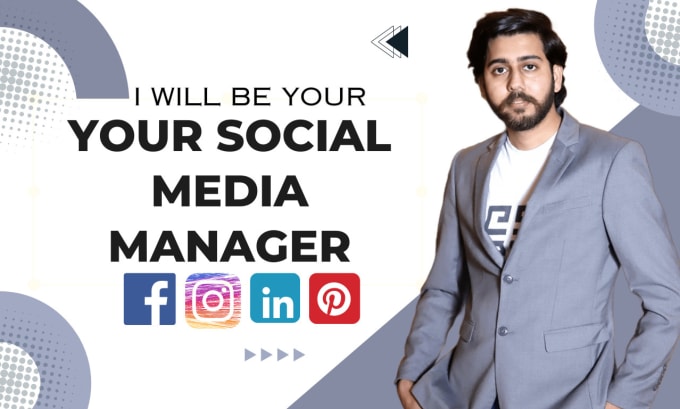 Gig Preview - Be your social media marketing manager and content creator