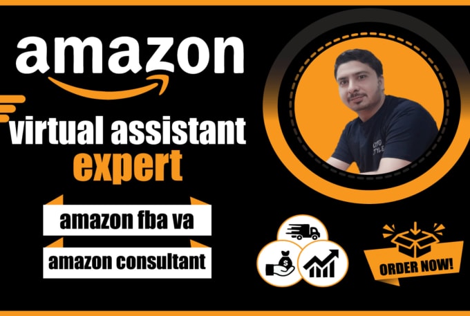 Gig Preview - Be your amazon virtual assistant expert for amazon fba va consultant