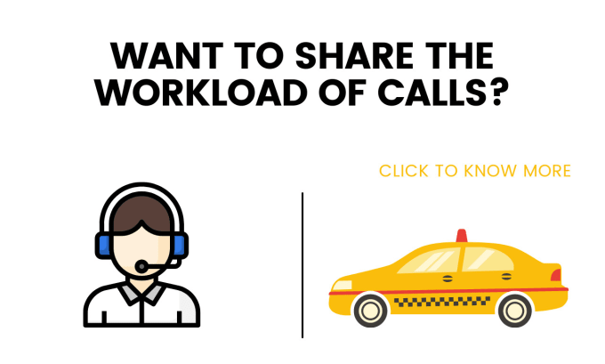 Gig Preview - Be the effective call taker for your taxi service