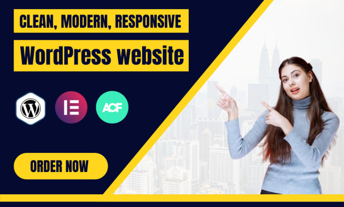 Gig Preview - Do clean, responsive, modern wordpress website design