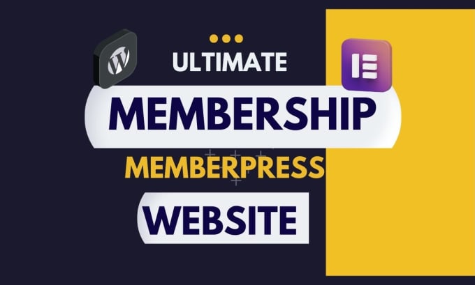 Gig Preview - Design wordpress membership website with woocommerce