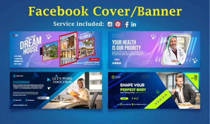 Gig Preview - Design attractive and unique facebook cover page banner ads