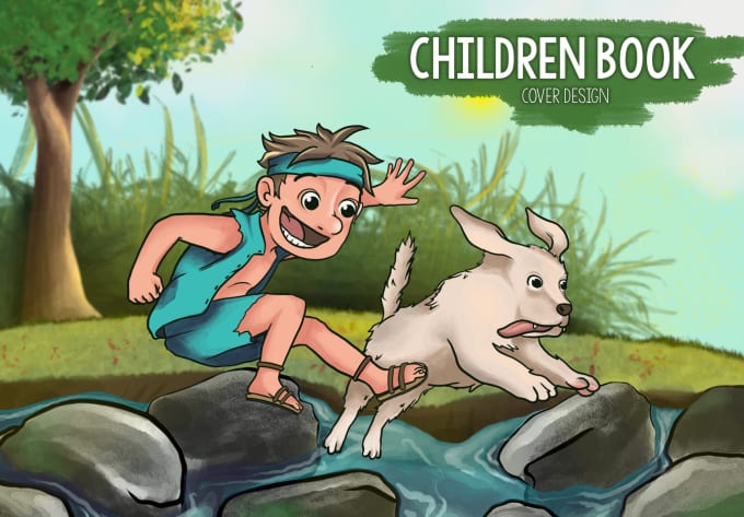 Gig Preview - Draw professional children book cover illustration