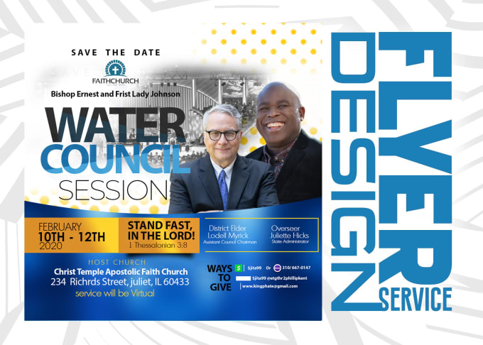 Gig Preview - Design an impressive church flyer or event flyer design