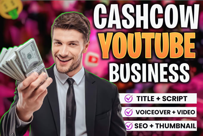 Gig Preview - Create automated cash cow channel, cash cow videos, cash cow youtube, top 10