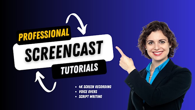 Bestseller - create a screencast tutorial or explainer videos for you