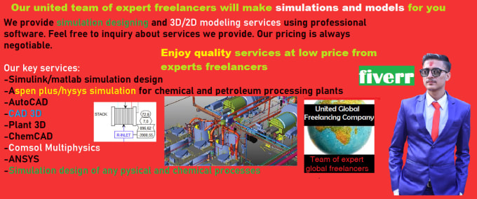 Gig Preview - Make simulation and models for you