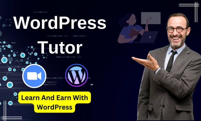 Gig Preview - Be your wordpress teacher to help you make a website or store via zoom lessons