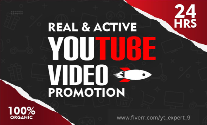 Gig Preview - Do organic youtube promotion of your video to relevant audience