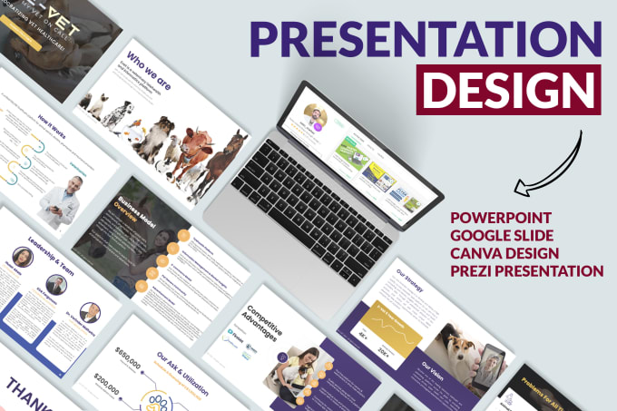 Gig Preview - Design powerpoint PPT presentation, canva and google slides