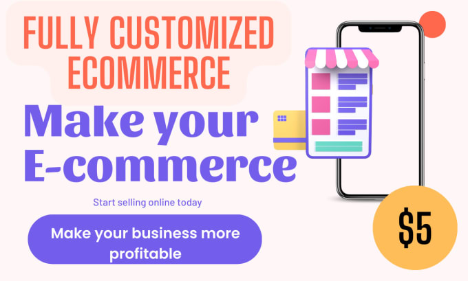 Gig Preview - Make custom ecommerce solution for amazon