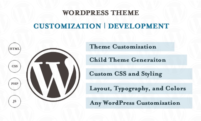 Gig Preview - Do design and theme customization for your wordpress website