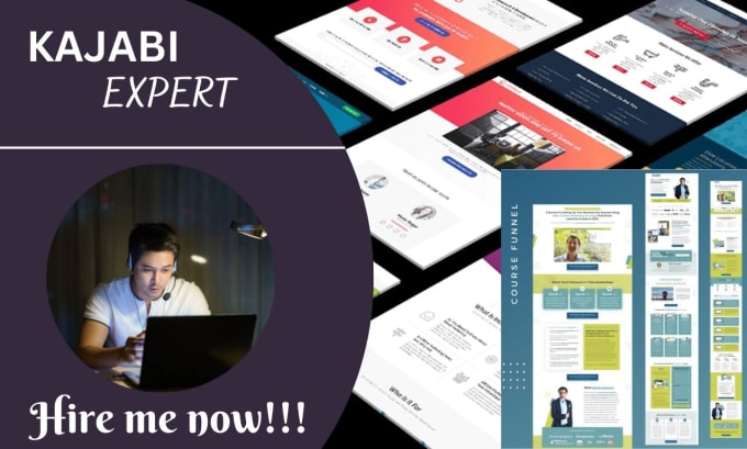 Gig Preview - Build and be your kajabi,kajabi website,sales funnel,online course,kajabi expert