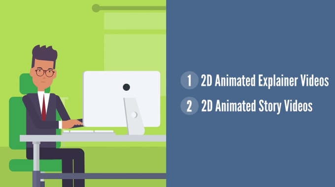 Gig Preview - Create 2d animated marketing video ad or explainer sales and cartoon story video