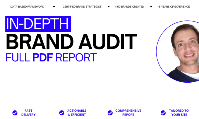 Gig Preview - Our agency will perform a detailed brand audit for your company