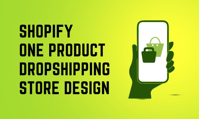 Gig Preview - Design or clone shopify one  product dropshipping store or digital product store