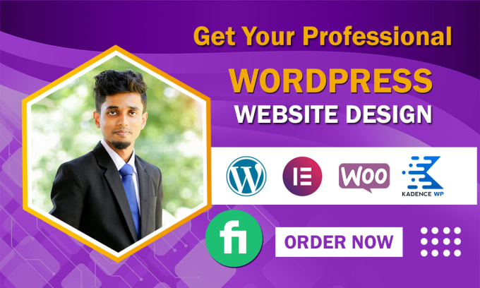 Gig Preview - Build professional wordpress website design or blog