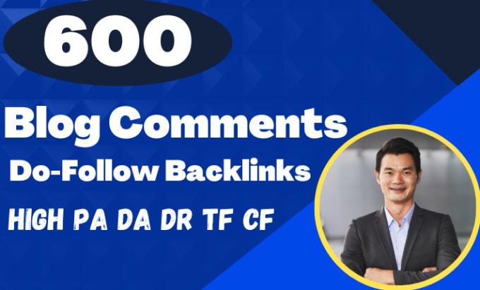 Gig Preview - 600 dofollow blog comment authority links SEO backlinks