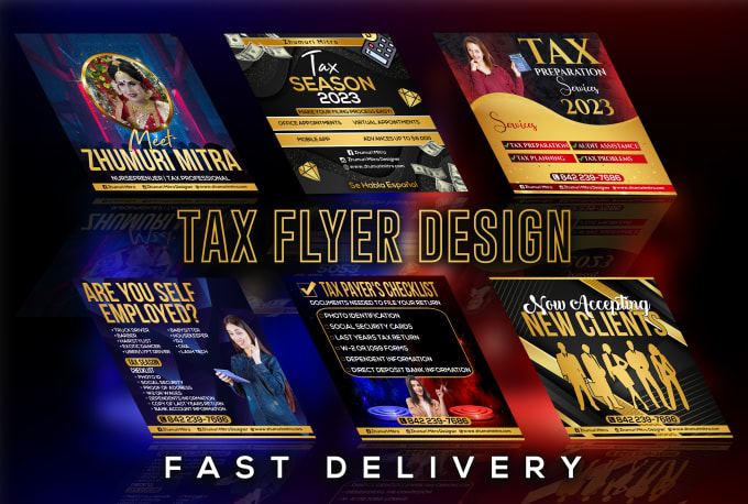 Gig Preview - Design premium tax flyer