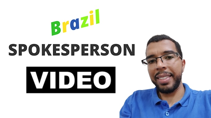 Gig Preview - Be your natural brazilian portuguese spokesperson