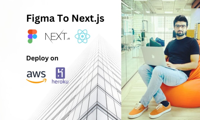 Gig Preview - Convert figma to next js, react js and deploy on aws, heroku