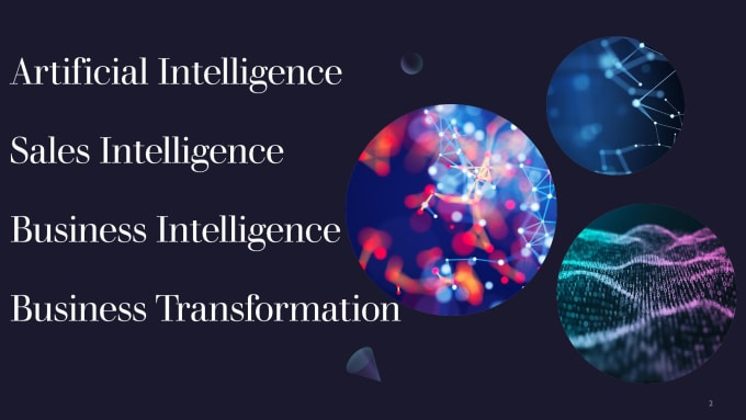 Gig Preview - Write artificial intelligence, sales intelligence and digital transformation