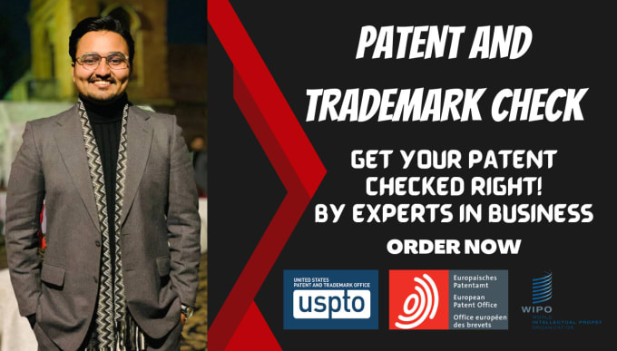 Gig Preview - Do patent search and trademark check for your product