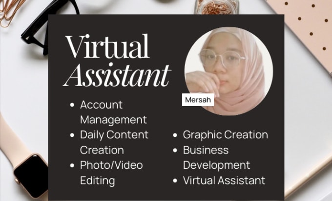 Gig Preview - Be your virtual assistant aka your right hand