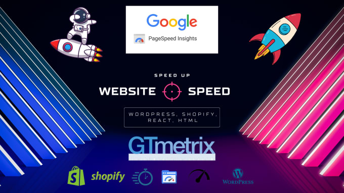 Gig Preview - Speed up wordpress, shopify, react html css website google pagespeed ,gtmetrix