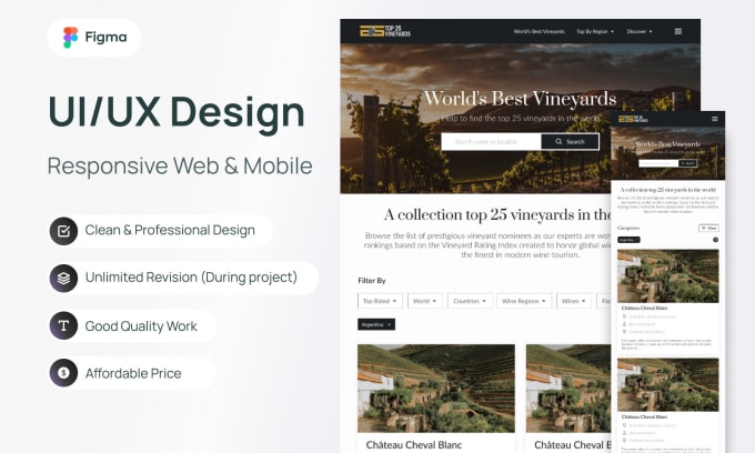 Gig Preview - Design or redesign website and landing page ui ux amazingly