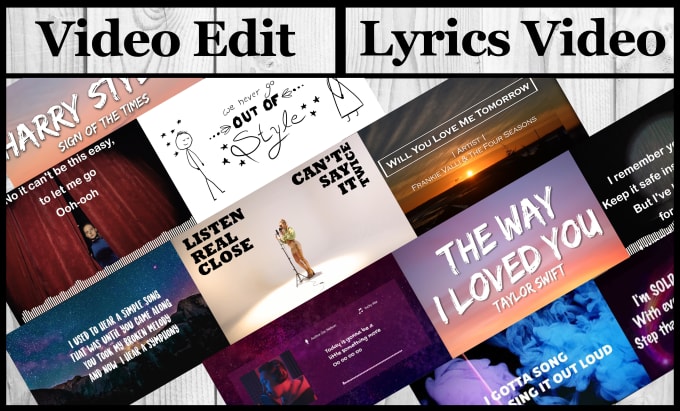 Gig Preview - Make music lyrics videos