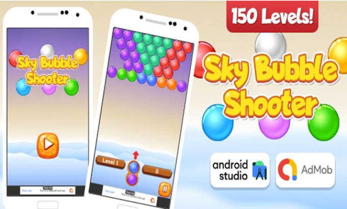 Gig Preview - Provide android bubble shooter game apk ready to publish